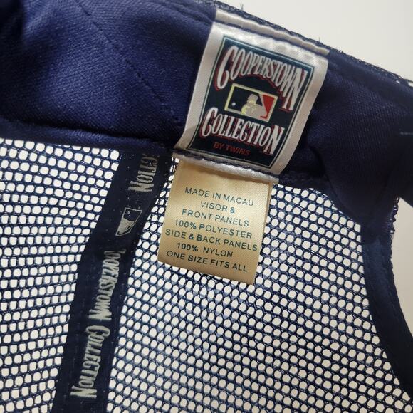 Vintage Los Angeles Anaheim Angels Hat Cap White Red Blue Snapback Foam Mens - Picture 10 of 10